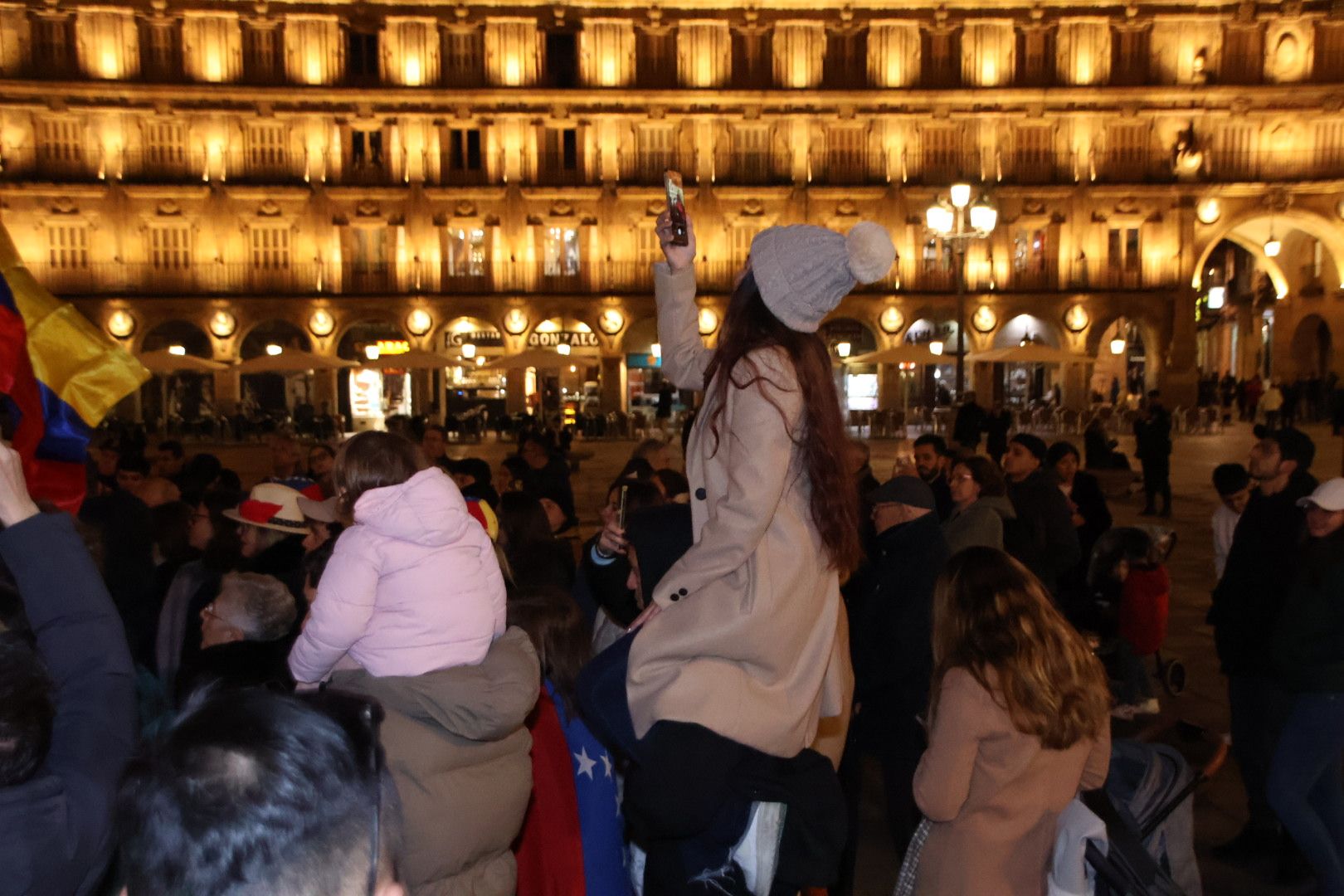 Concentración de venezolanos en Salamanca por Edmundo