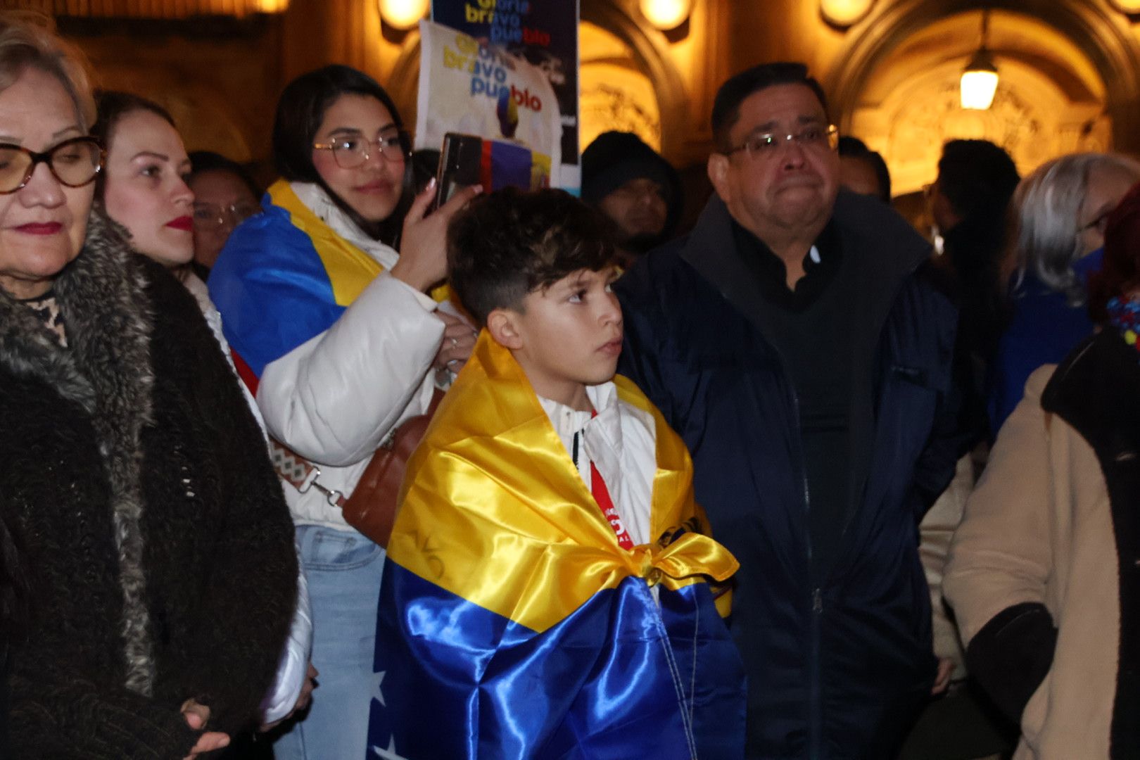 Concentración de venezolanos en Salamanca por Edmundo