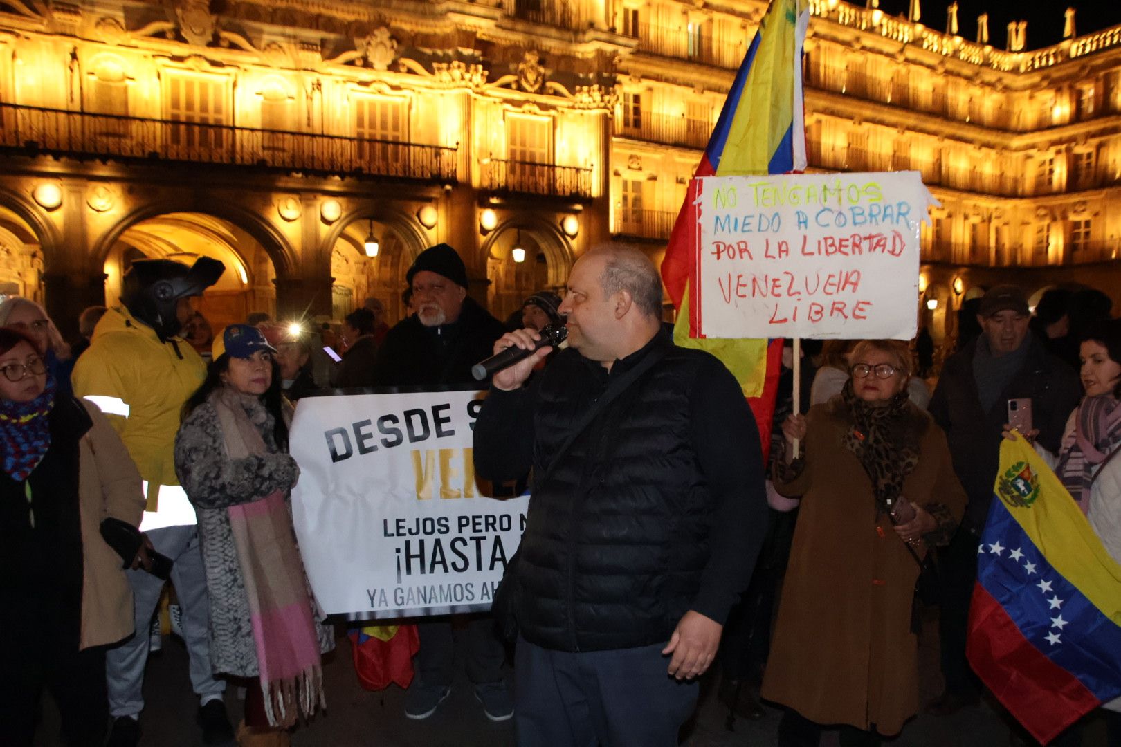 Concentración de venezolanos en Salamanca por Edmundo