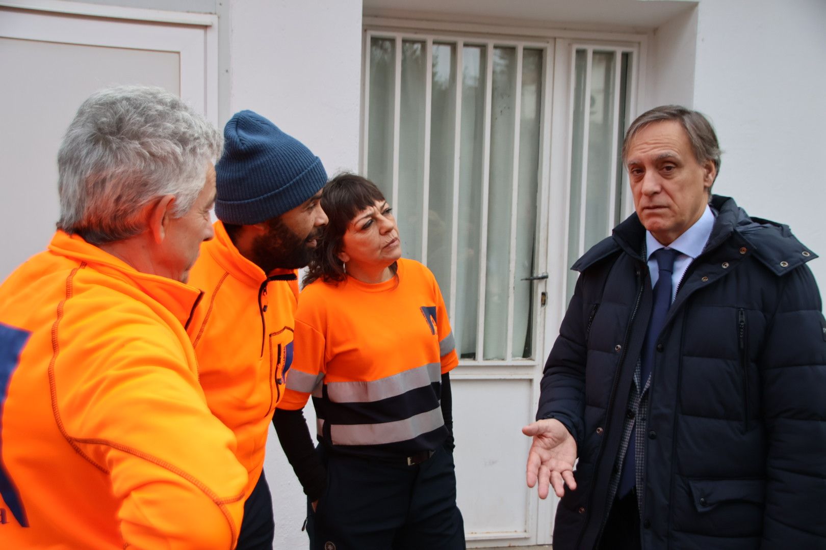 Carlos García Carbayo, visita el Centro de Día de Proyecto Hombre-Fundación Alcándara