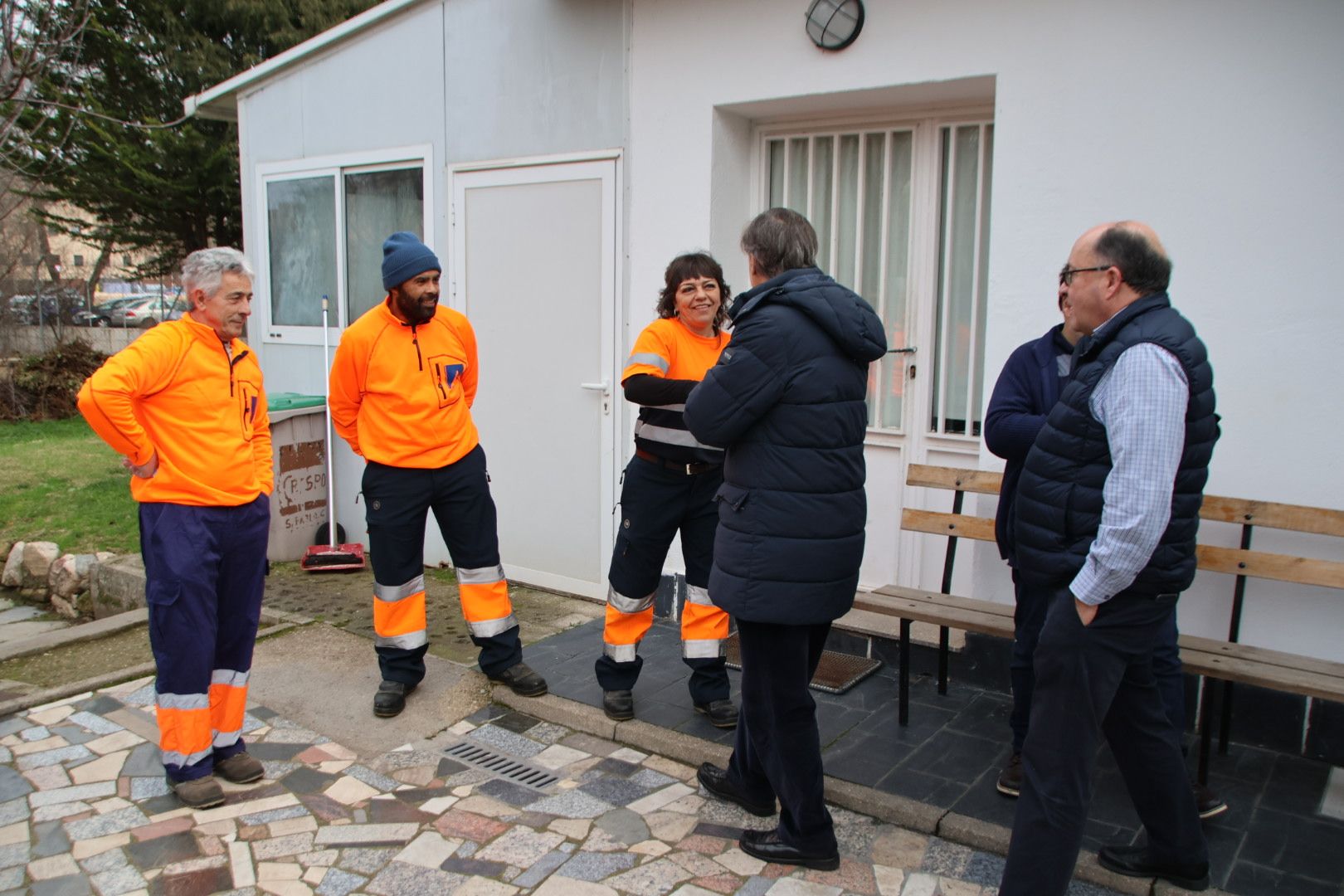 Carlos García Carbayo, visita el Centro de Día de Proyecto Hombre-Fundación Alcándara