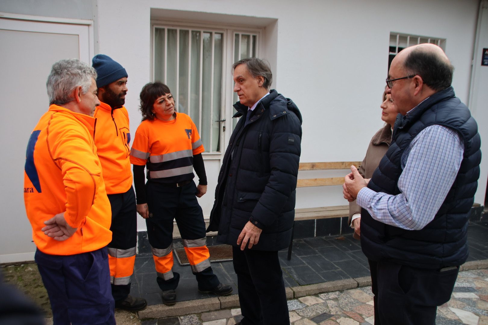 Carlos García Carbayo, visita el Centro de Día de Proyecto Hombre-Fundación Alcándara