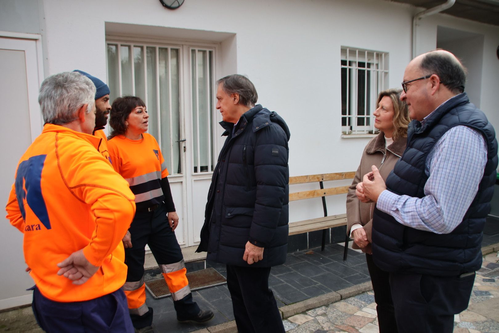 Carlos García Carbayo, visita el Centro de Día de Proyecto Hombre-Fundación Alcándara