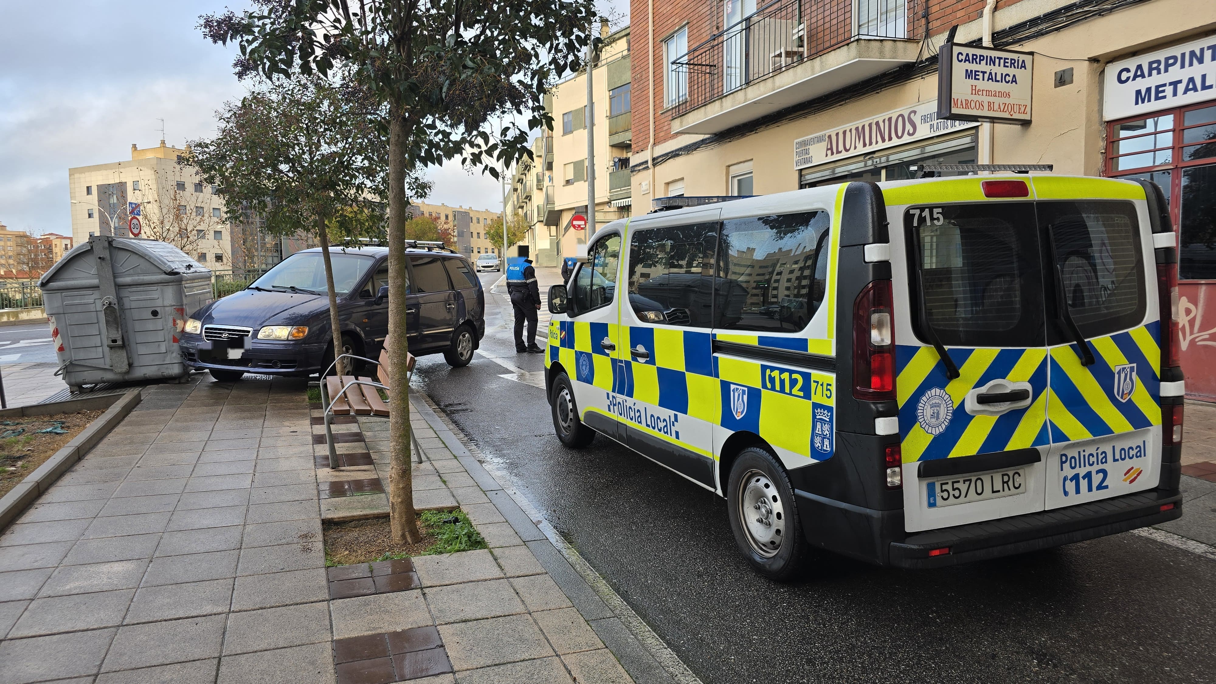 GALERÍA | Accidente en la calle Peñaranda 