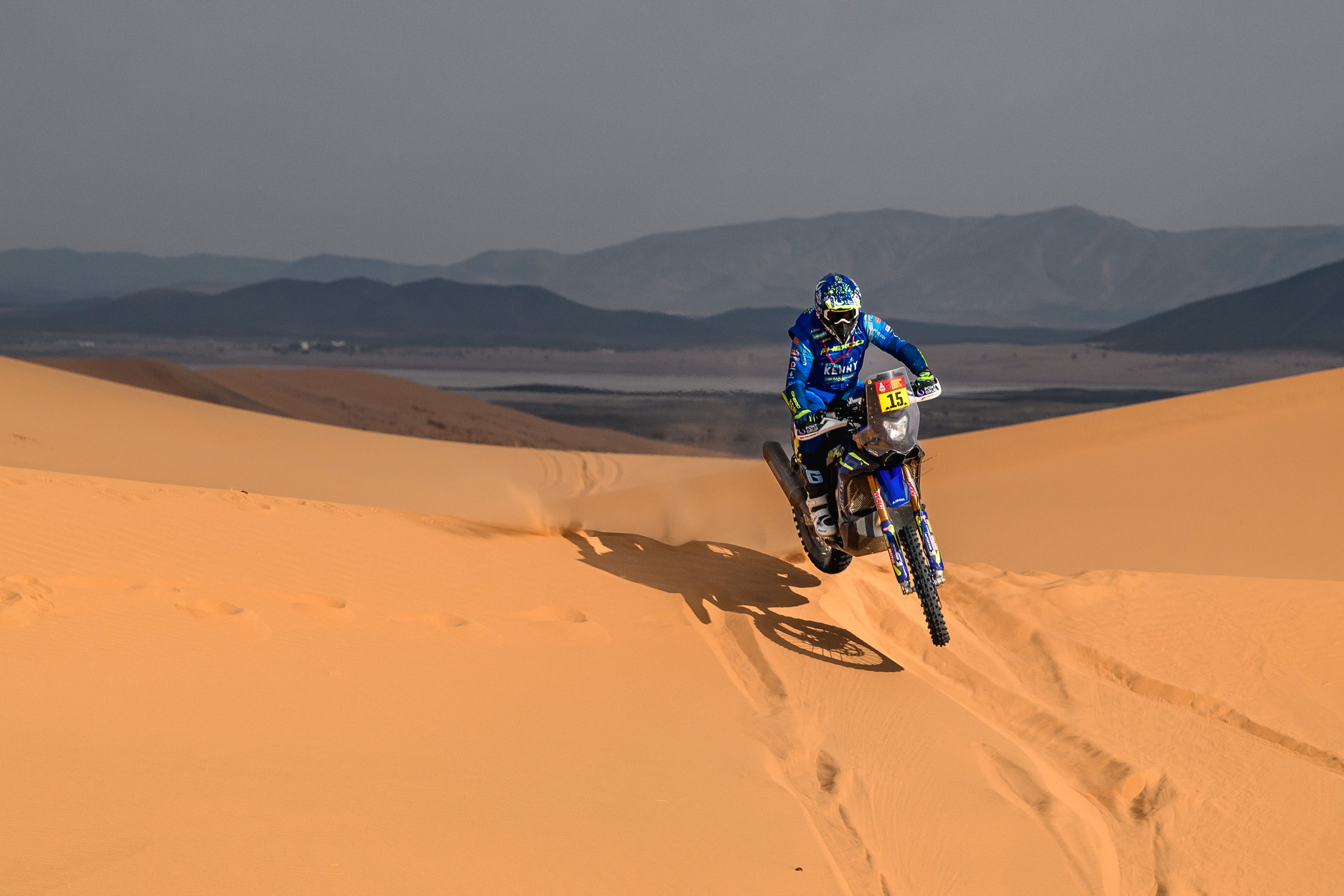 Lorenzo Santolino, en el Dakar 2025.