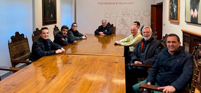 La Universidad de Salamanca avanza en el impulso de la Escuela de Aviación Adventia