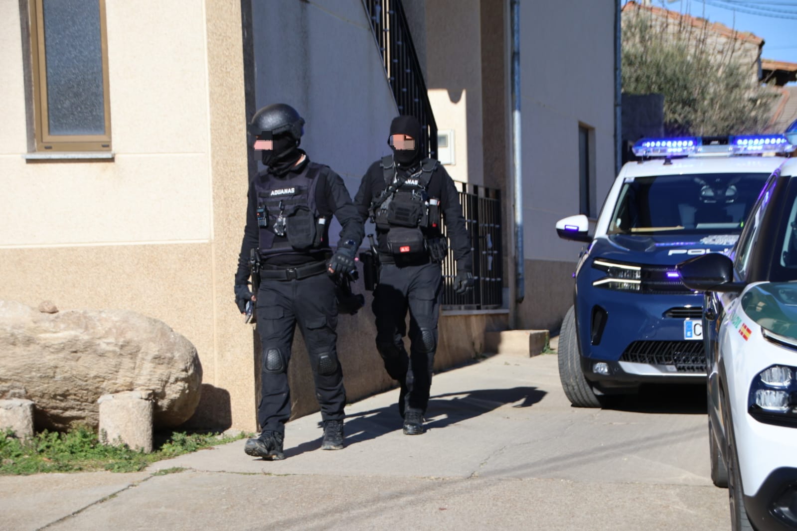 Operación conjunta de la Guardia Civil, Policía Nacional y Aduanas en la provincia de Salamanca y Zamora