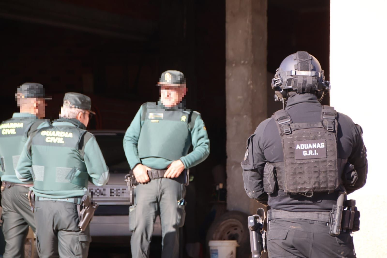 Operación conjunta de la Guardia Civil, Policía Nacional y Aduanas en la provincia de Salamanca y Zamora