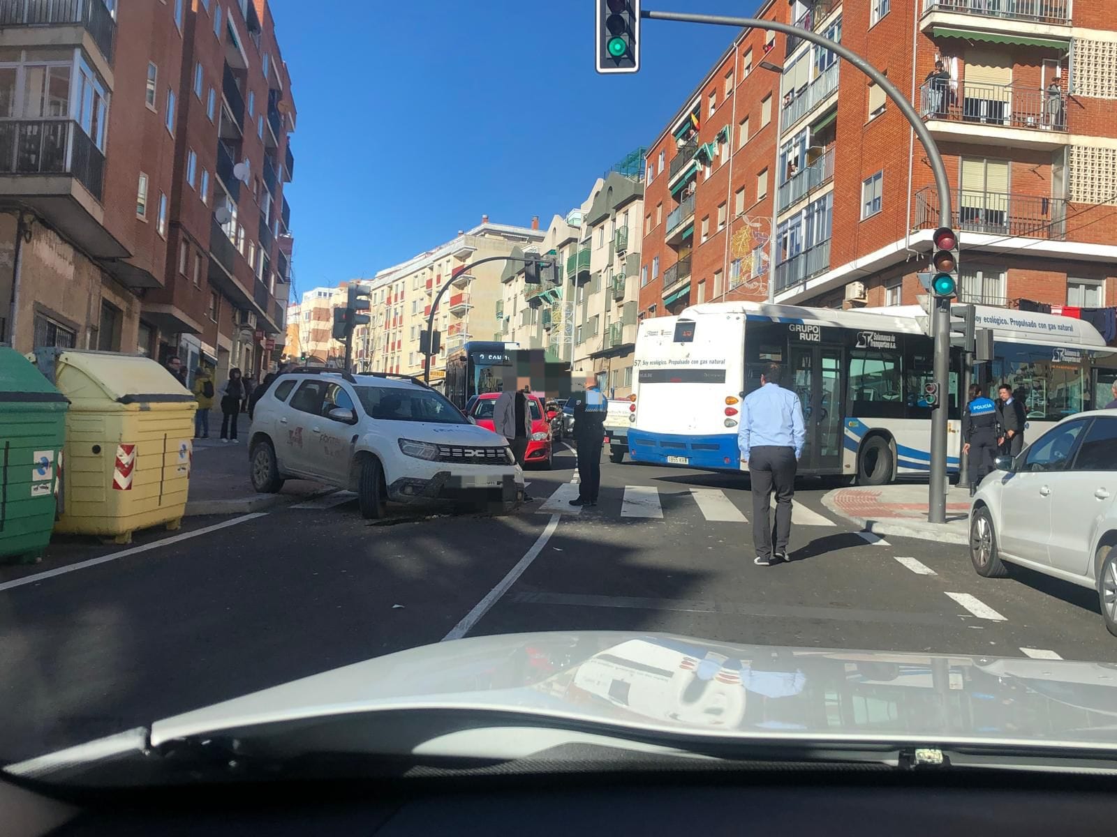 Accidente en la crta de Ledesma