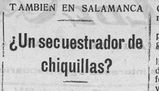 Recorte de prensa.