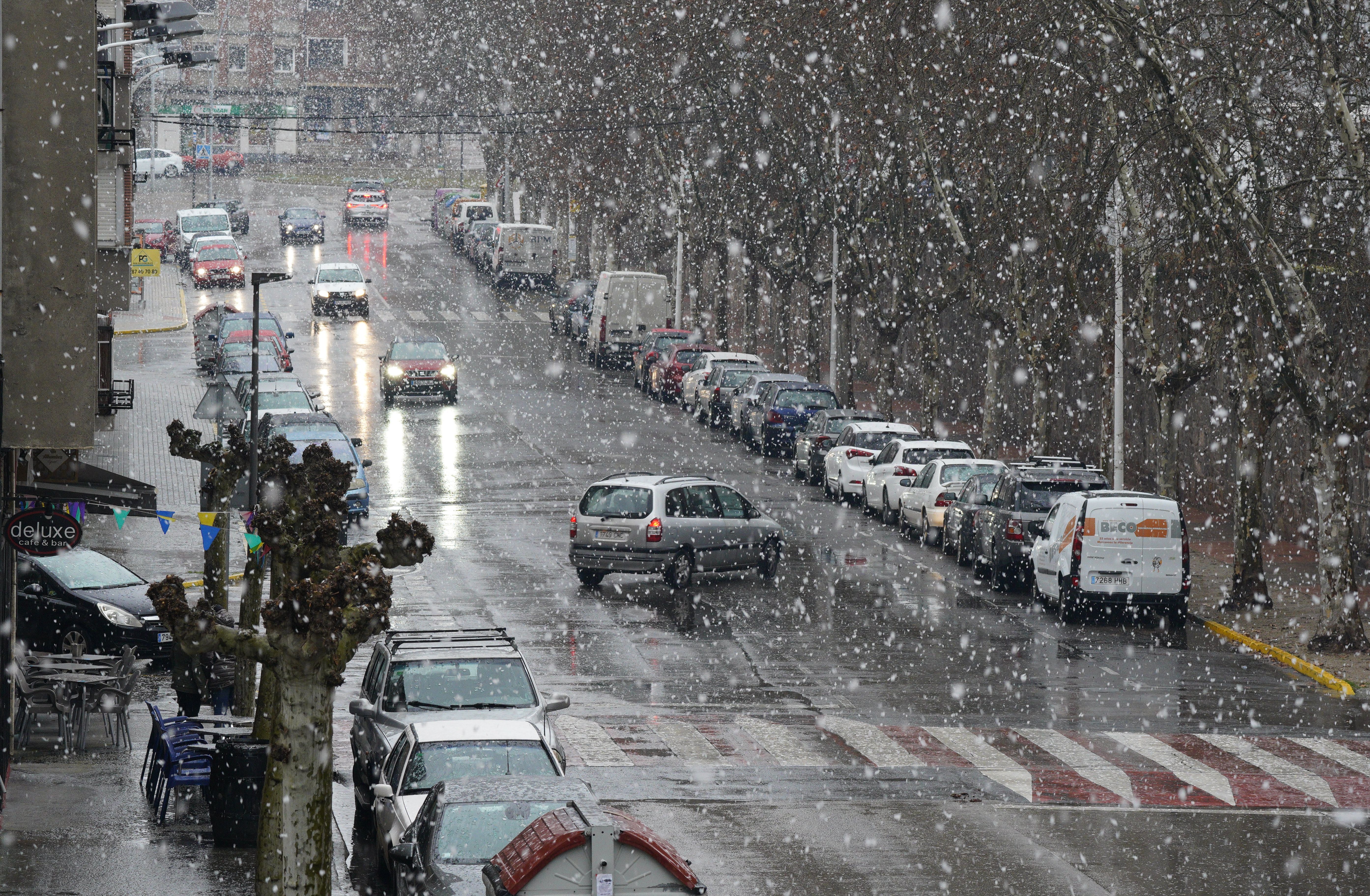 Nieve en Ponferrada. César Sánchez, ICAL