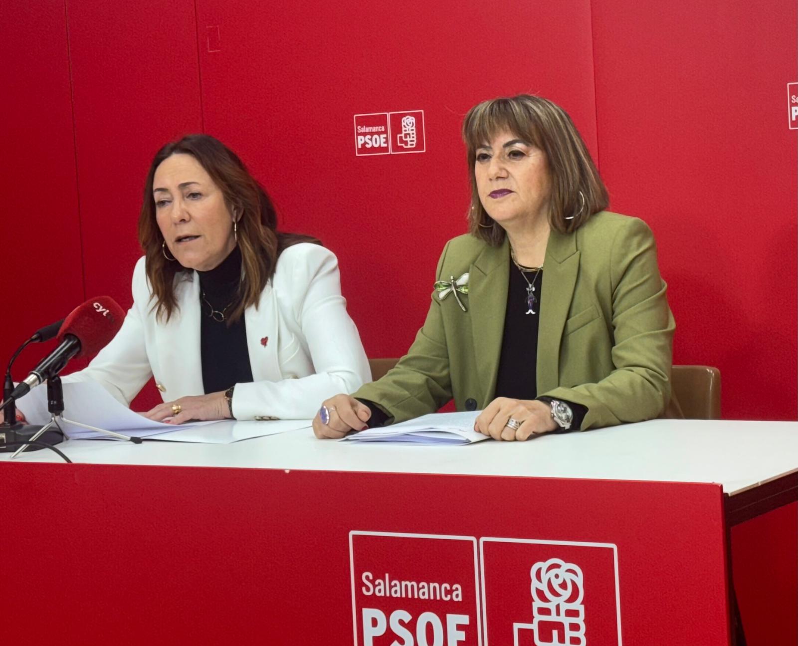 Rosa Rubio y María García. 