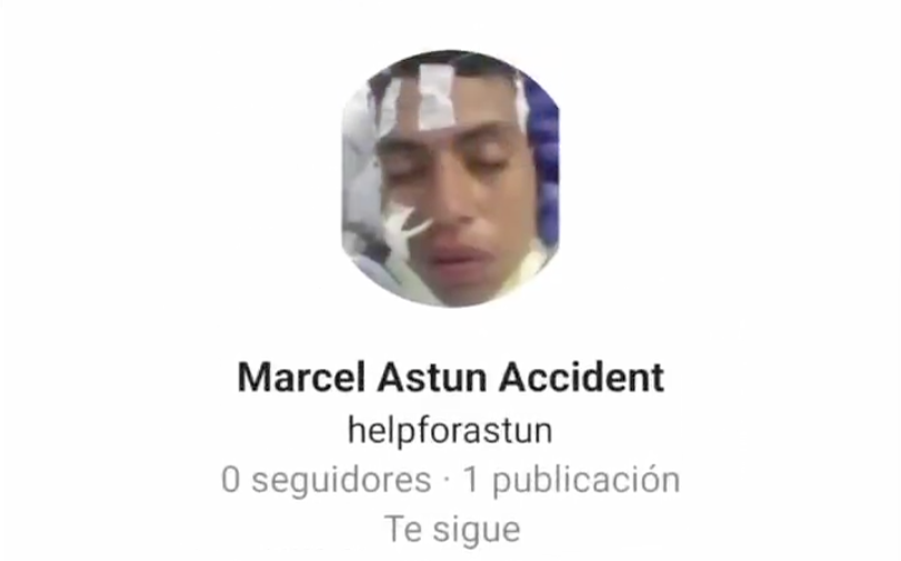 Marcel Astún Accident