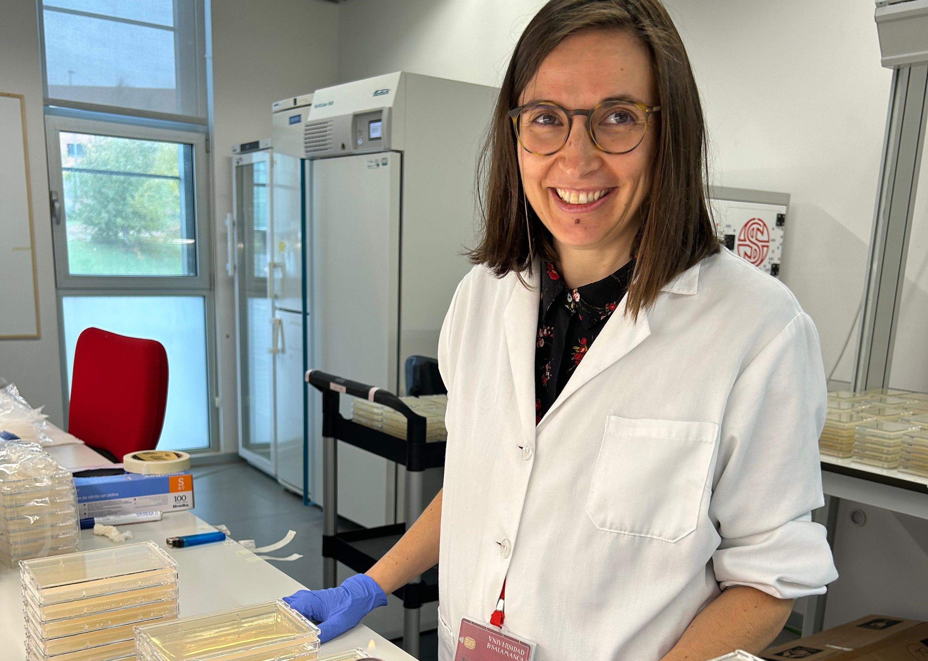 La investigadora de la Universidad de Salamanca Cristina Viéitez Manrique. Foto DICYT 