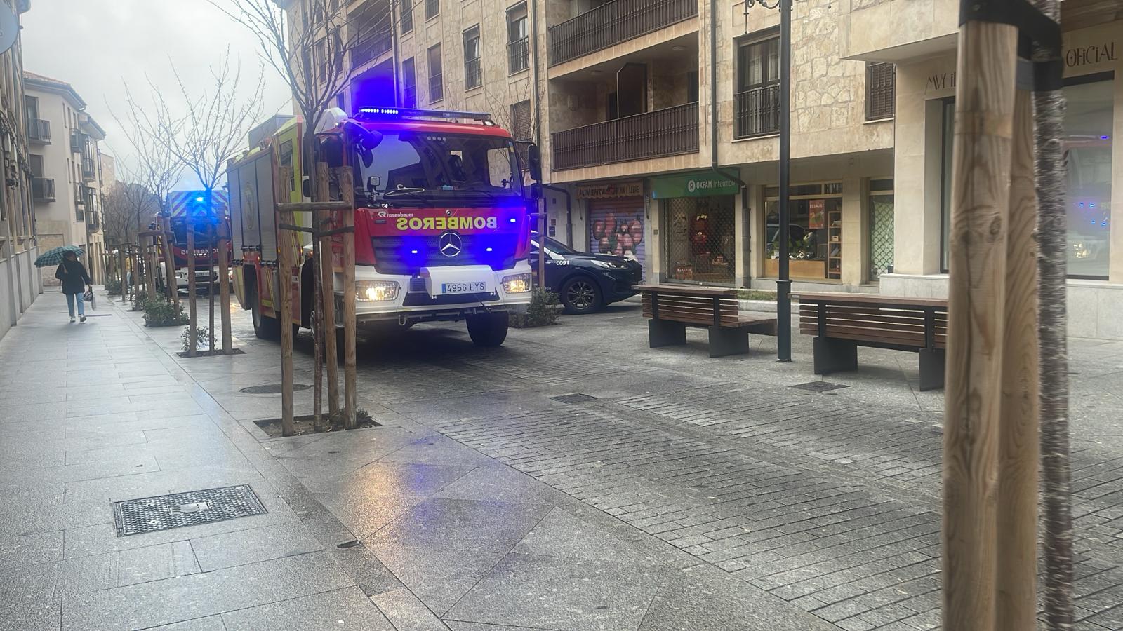 Incendio en la calle Ancha.