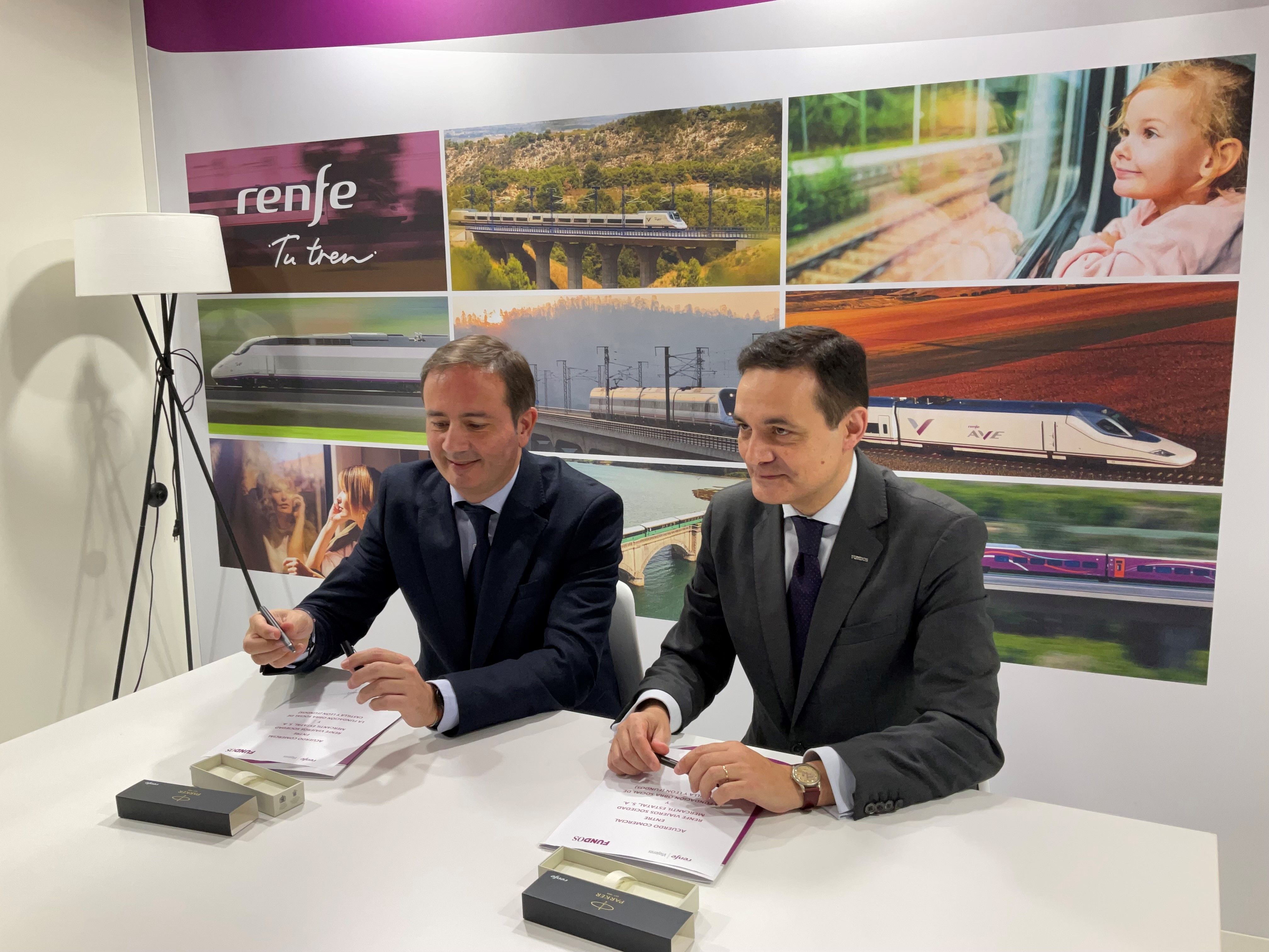 Renfe y FUNDOS renuevan su alianza