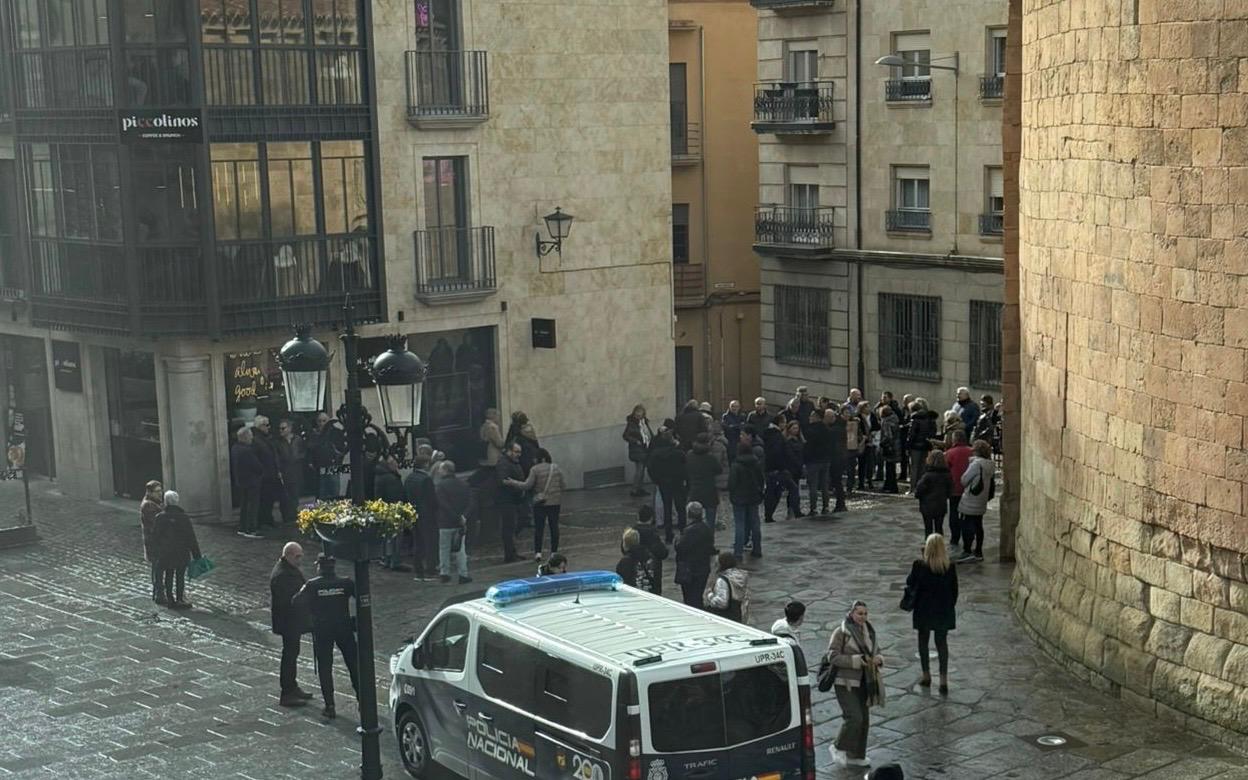 Protestas de sindicatos frente a Muface