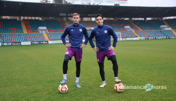 Presentación Ángel García y Tomás Berardozzi en Salmanaca CF UDS