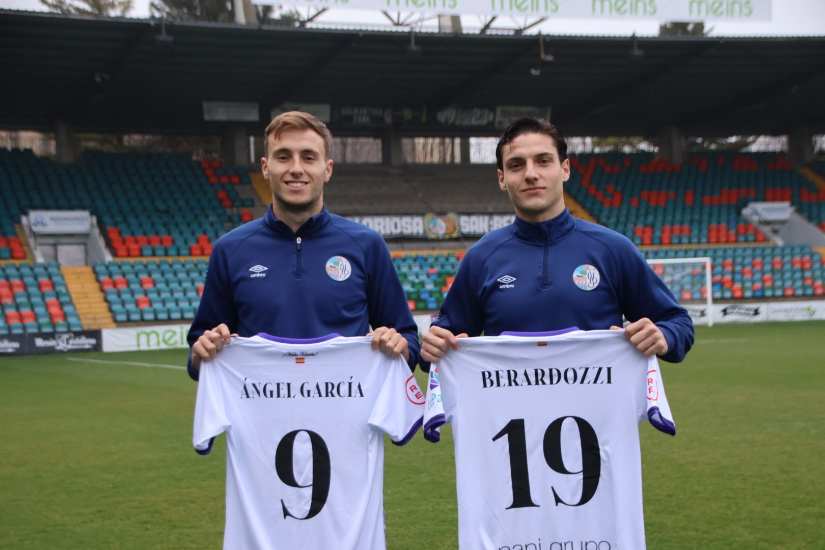 Presentación Ángel García y Tomás Berardozzi en Salmanaca CF UDS