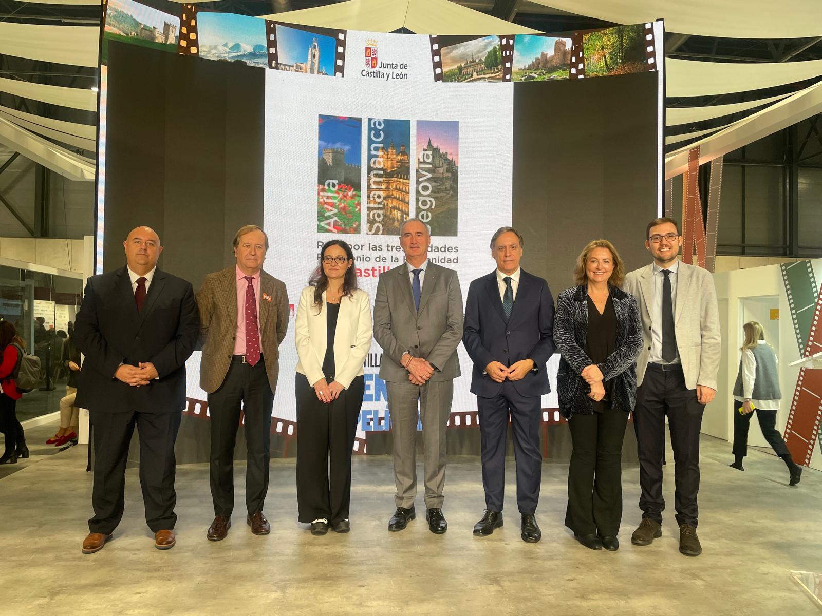 Las tres ciudades Patrimonio de la Humanidad de Castilla y León se promocionan juntas por primera vez en Fitur