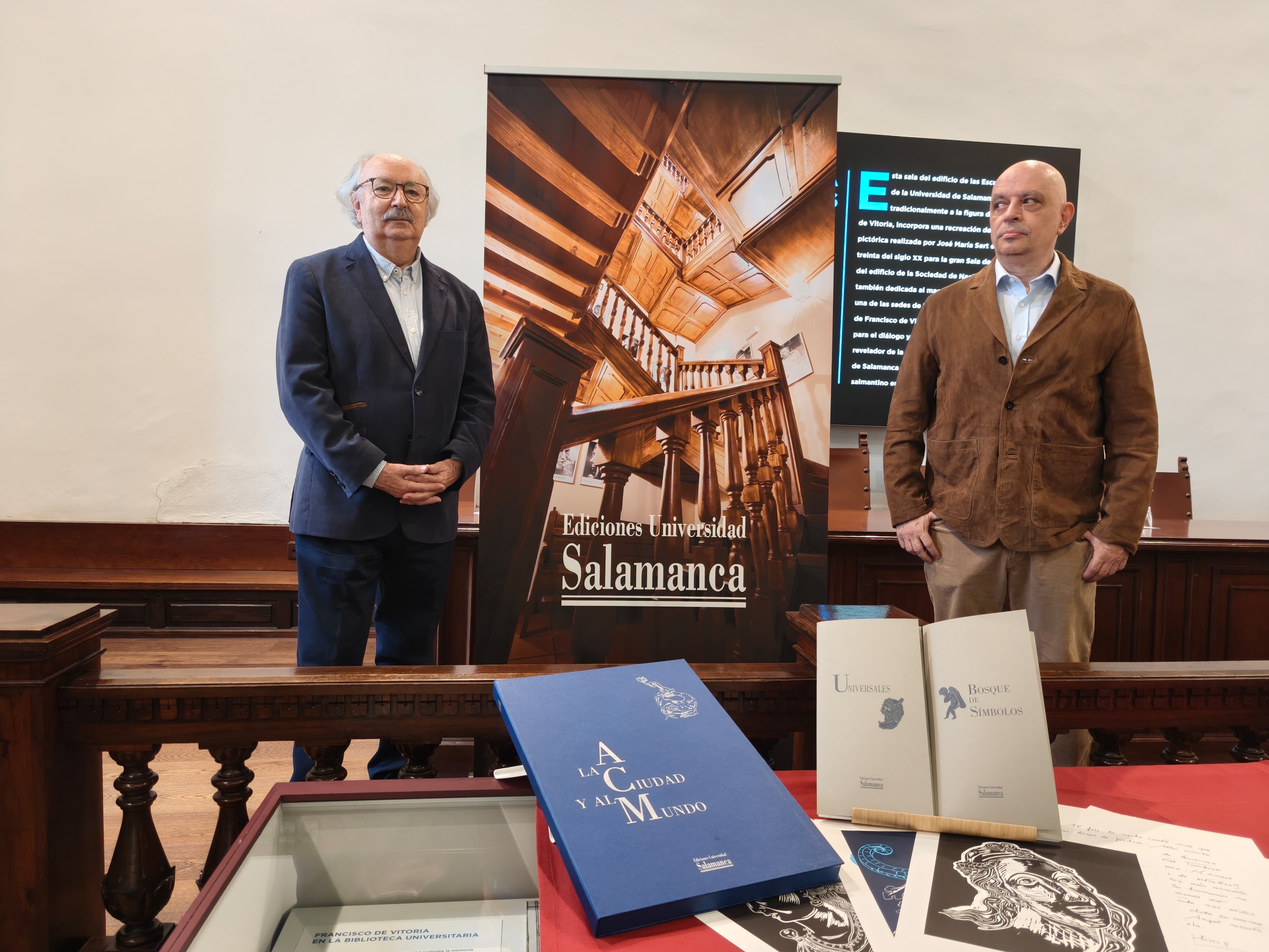 Presentación de “A la ciudad y al mundo”, obra escrita por Antonio Colinas y Juan Antonio González Iglesias