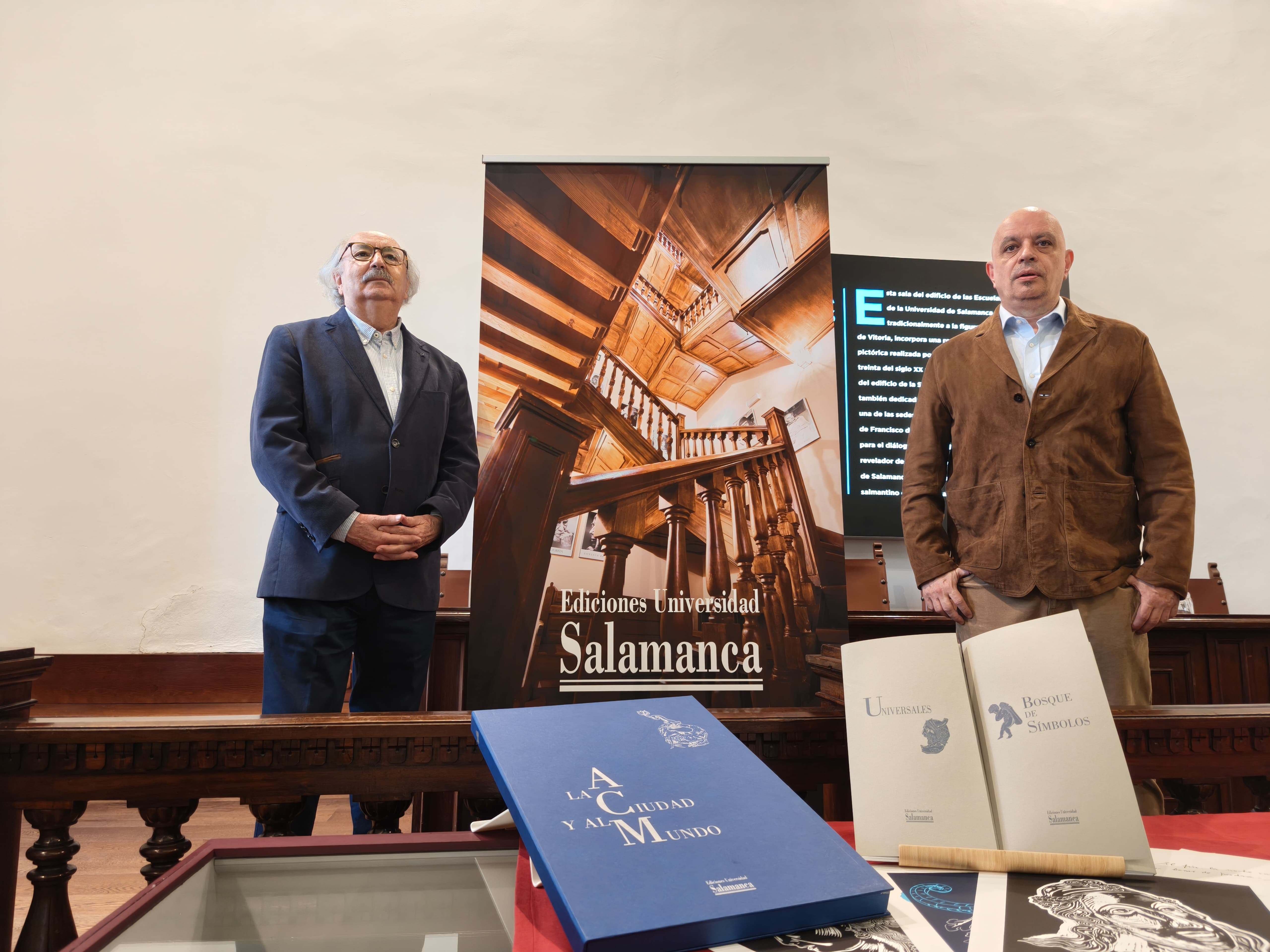 Presentación de “A la ciudad y al mundo”, obra escrita por Antonio Colinas y Juan Antonio González Iglesias