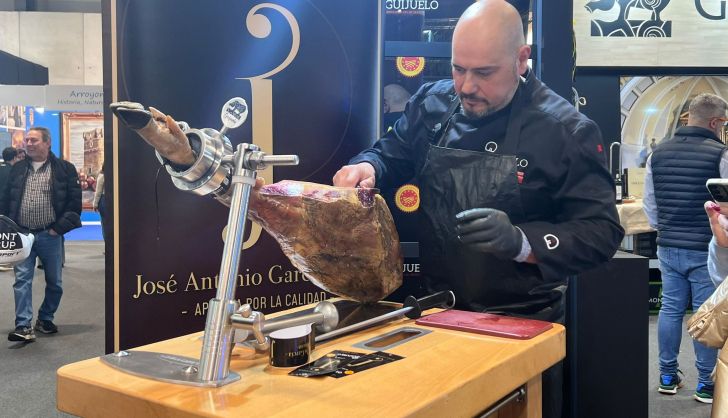 Cortador de jamón en Guijuelo