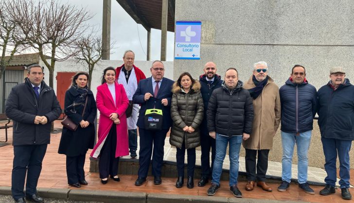 Visita consejero Sanidad Alejandro Vázquez a Gomecello