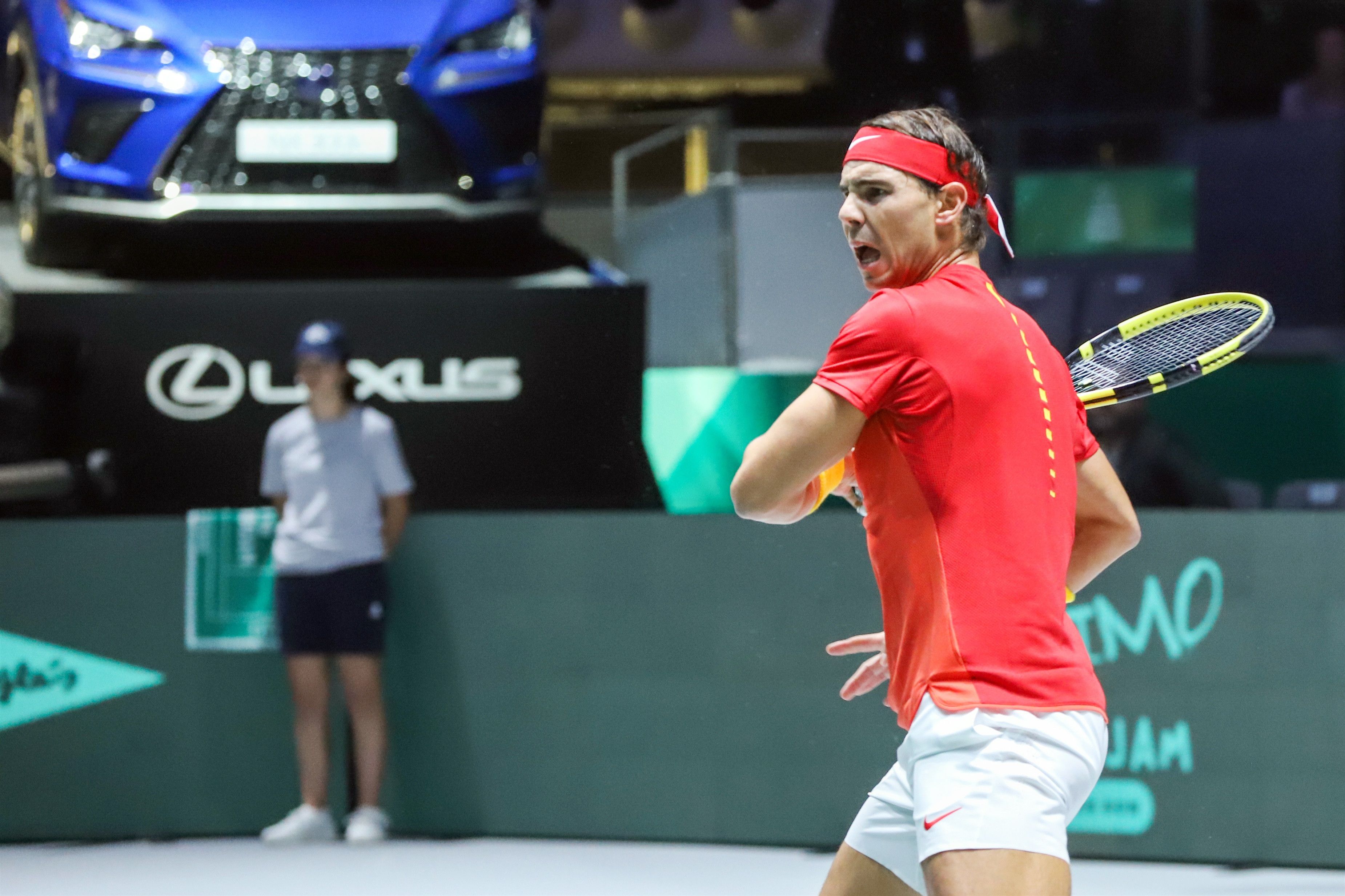  Rafa Nadal, en la Copa Davis 2019 