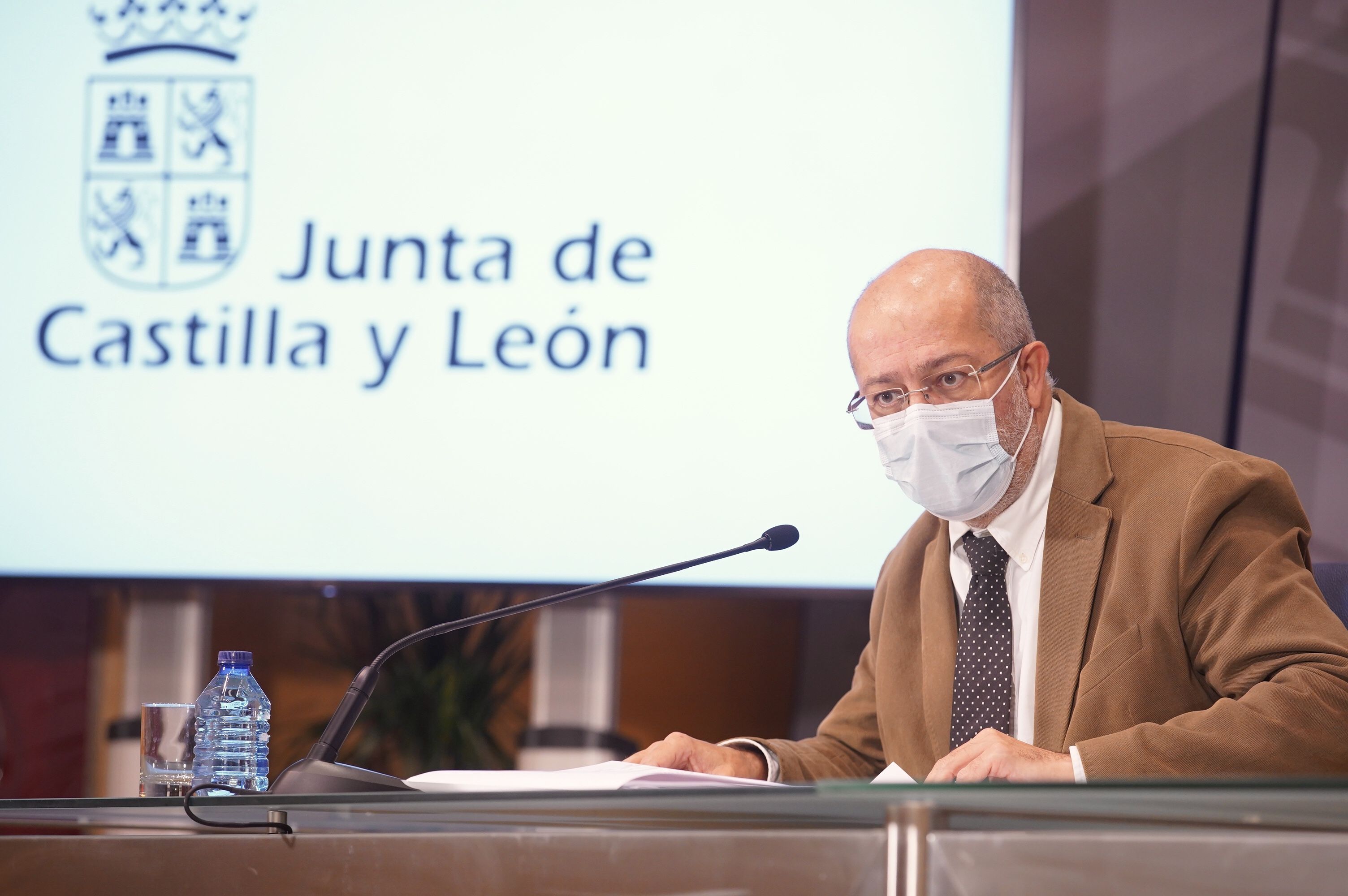 Francisco Igea en rueda de prensa | Imagen: ICAL