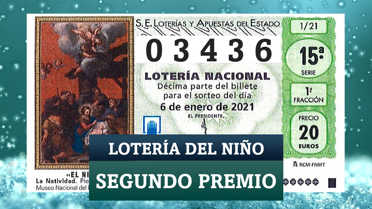 Segundo premio de la Lotería de El Niño