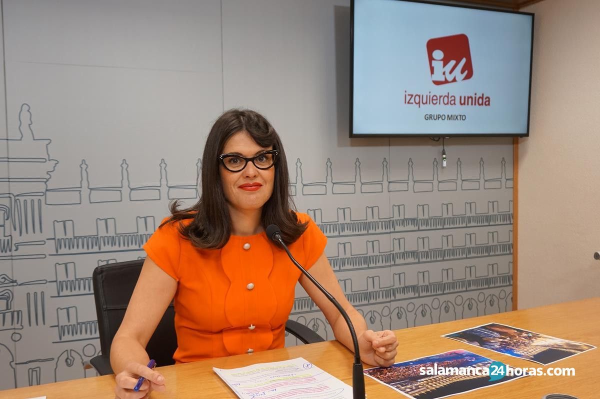 Virginia Carrera, concejala del Grupo Mixto en el Ayuntamiento de Salamanca. Foto S24H