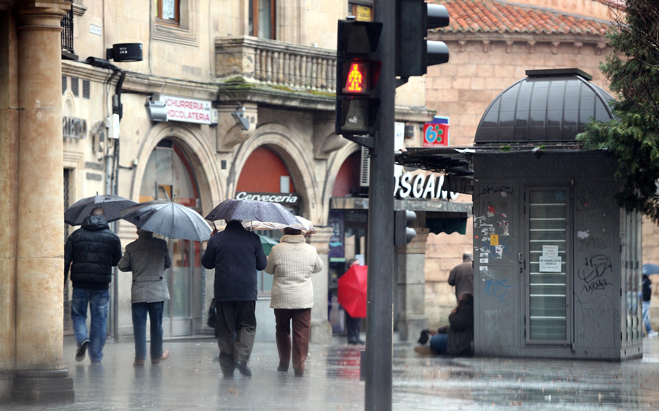 Lluvia en Salamanca. FOTO ICAL (1)