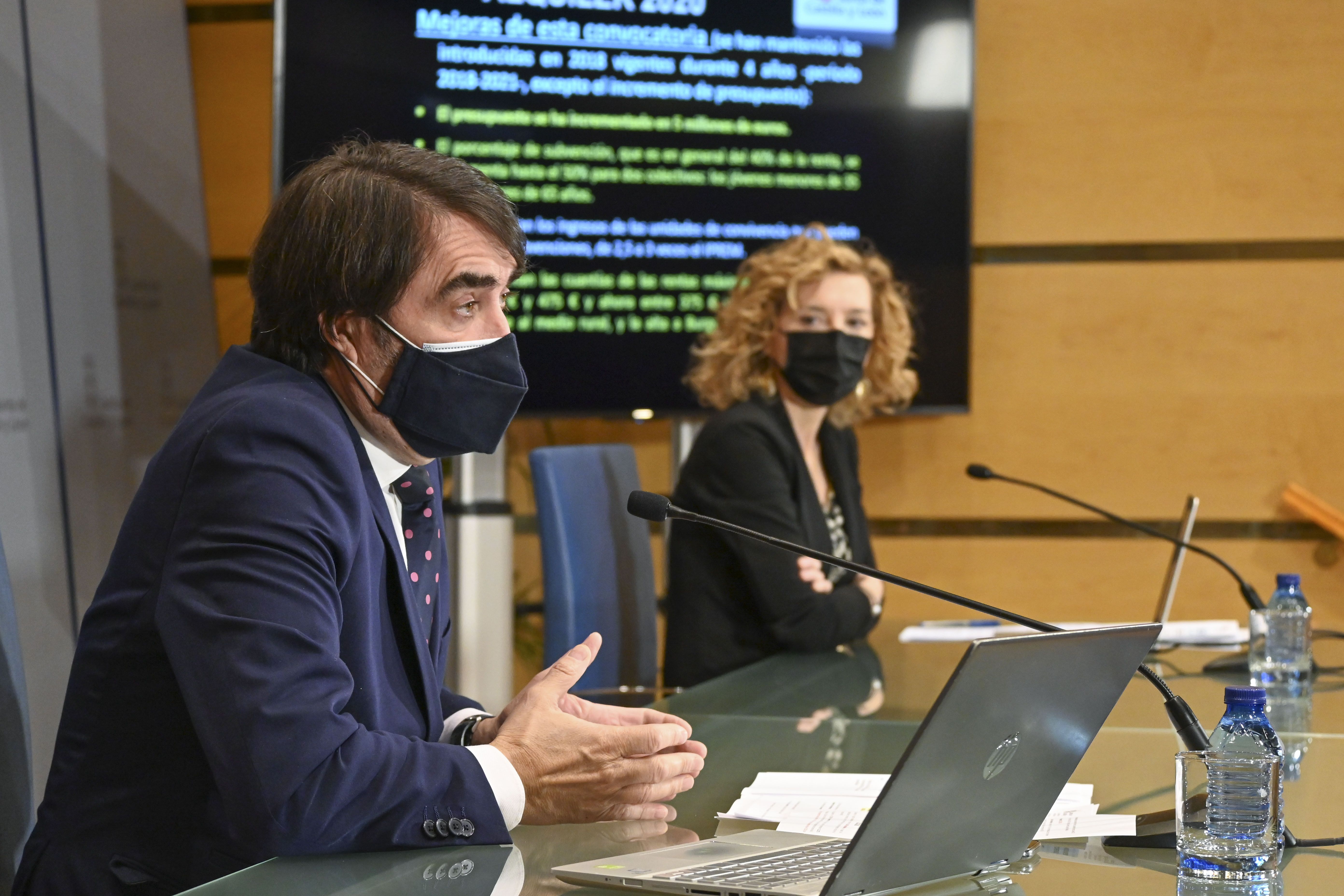 Suárez Quiñones durante la rueda de prensa de presentación de la resolución