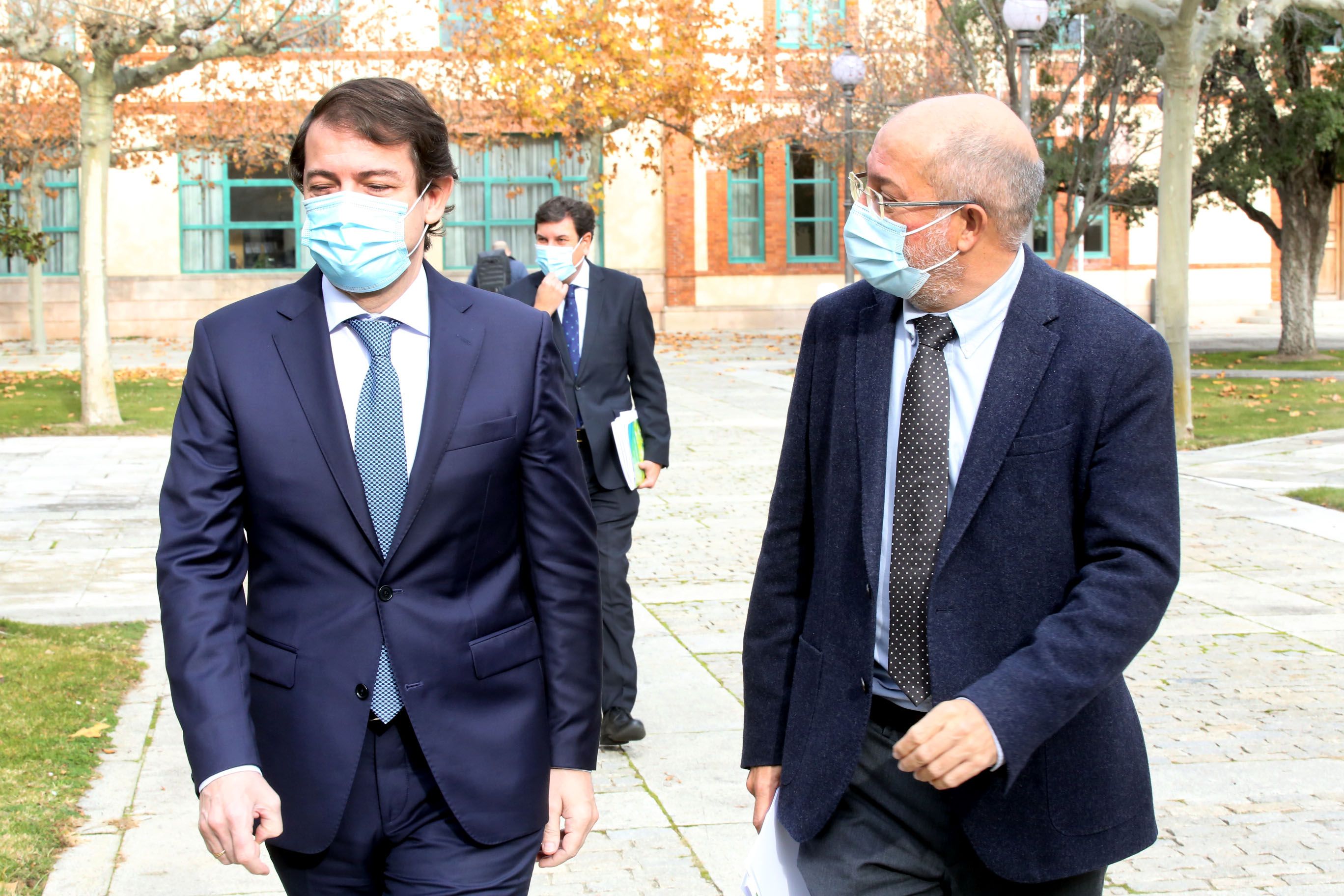 El presidente de la Junta, Alfonso Fernández Mañueco, y el vicepresidente, Francisco Igea | Foto: ICAL