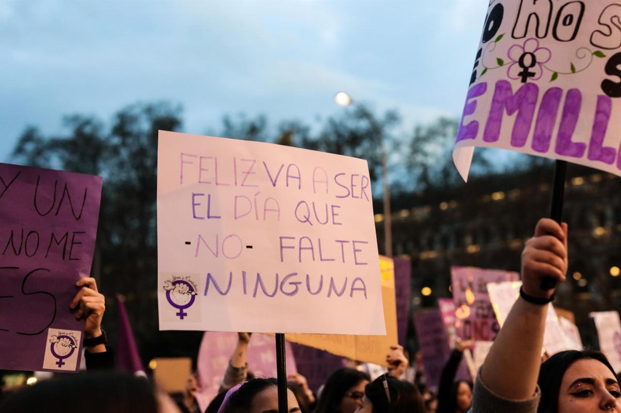 Una manifestación el pasado 8 M. | Ep