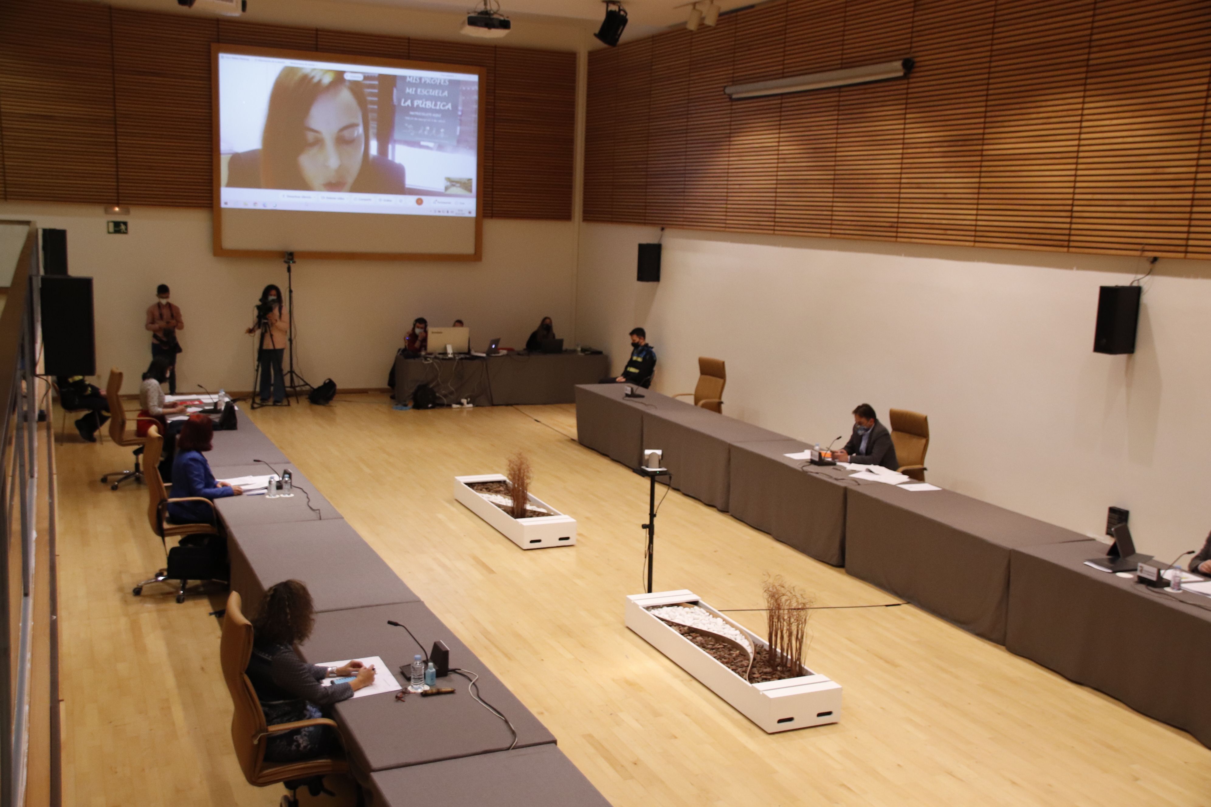 Pleno municipal de este viernes, 26 de febrero, celebrado en el Palacio de Congresos