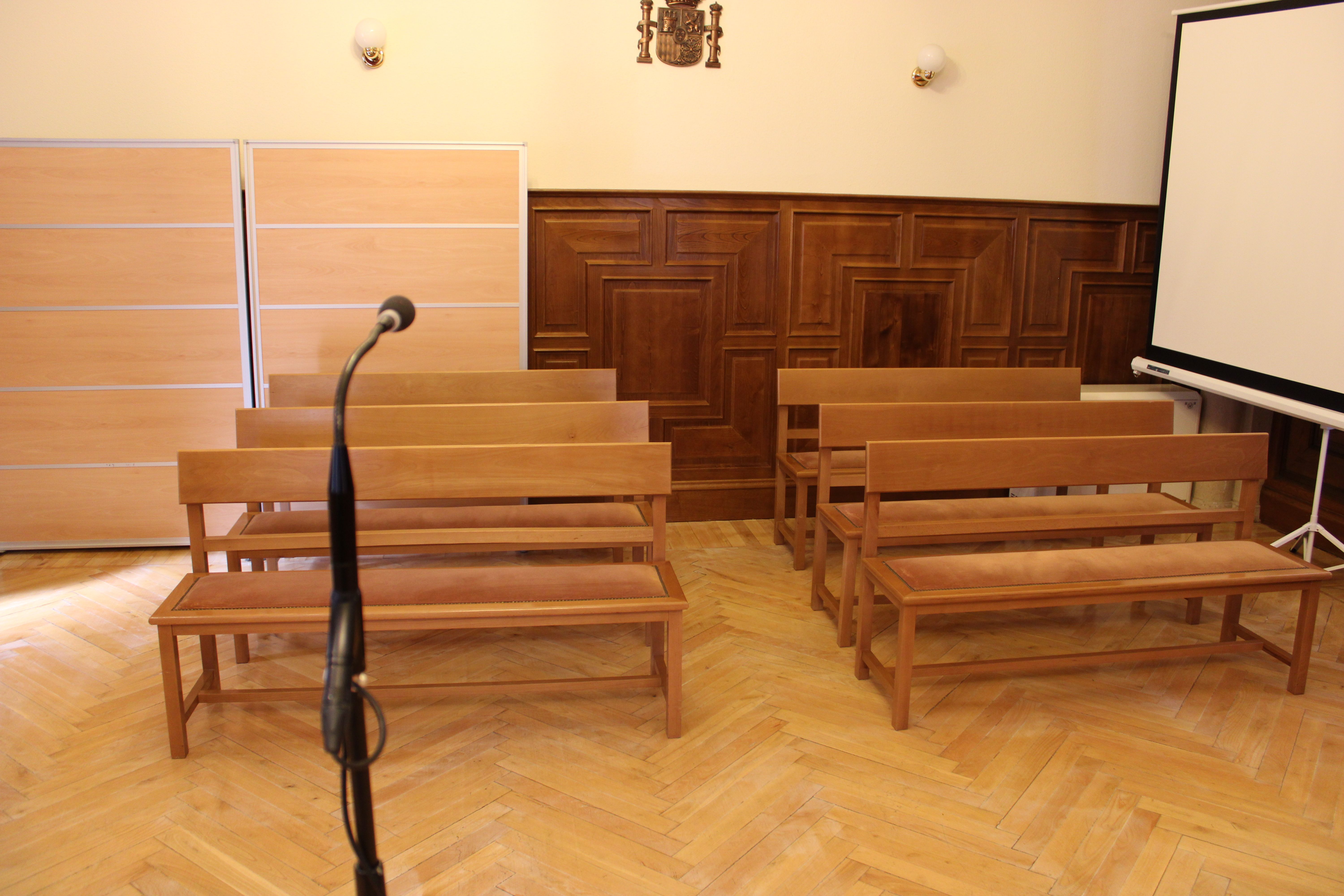 Una sala de la Audiencia Provincial de Salamanca. Foto de archivo 