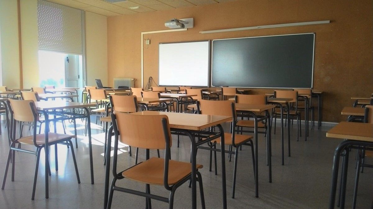 Un aula de un colegio